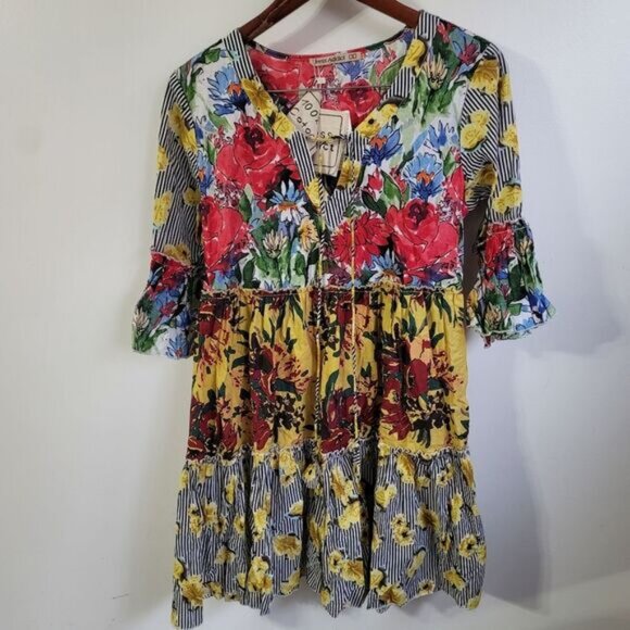 Dress Addict Dresses & Skirts - New Dress Addict Patchwork Perfection Dress Size Small